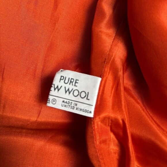 PALLANT LONDON Stunning PURE WOOL Vintage Luxury Designer Winter Pea Coat 10 - Picture 5 of 7